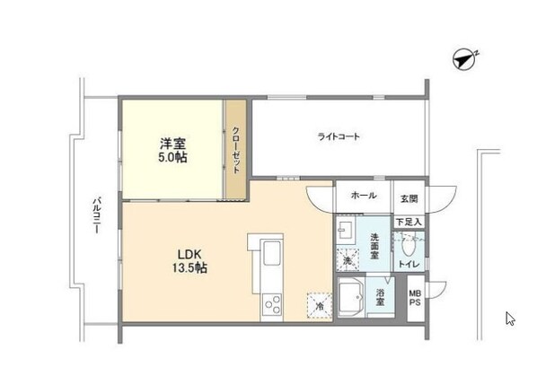 マリンコートの物件間取画像